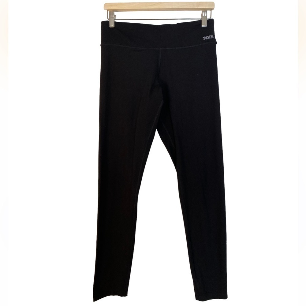PINK ULTIMATE BLACK LEGGINGS SIZE MEDIUM